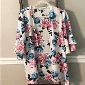 Floral kimono